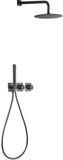 Conjunto Ducha Termostático Empotrado Tíbet Negro Gun Metal - Shower Set