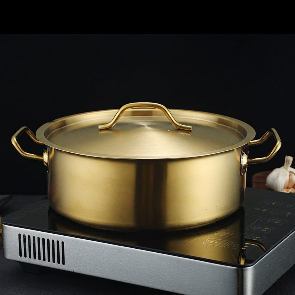 Stainless Steel Lid Duck Soup Non Stick Pot