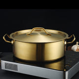 Stainless Steel Lid Duck Soup Non Stick Pot