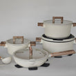13 Piece Non Stick Frying Pan Pot Cookware Set