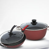 3 Piece Non Stick Pan Pot Wok Cookware Set