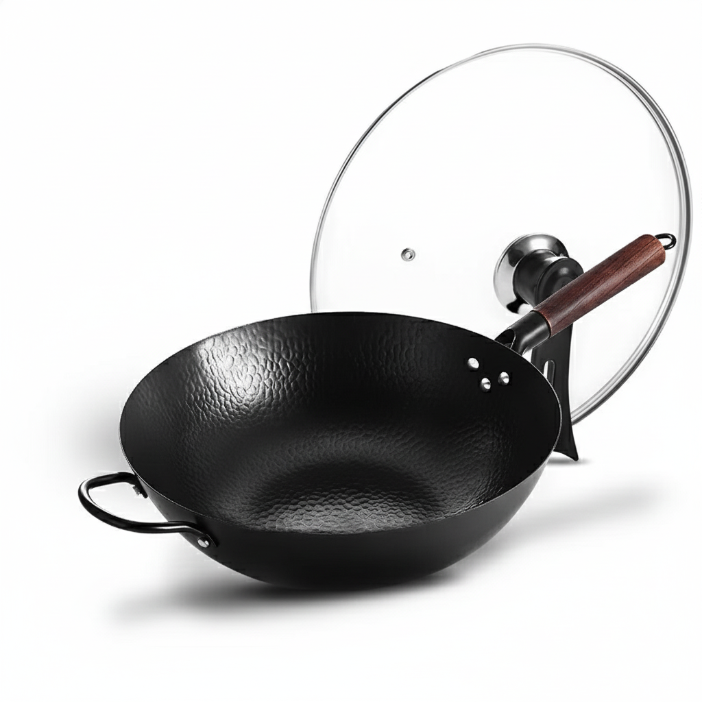 Iron Hand Forged Non Stick Uncoated Wok