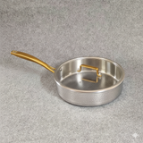 Three Layer Steel Hammered Non Stick Uncoated Cookware Set