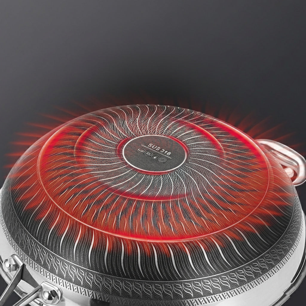 Double Sided Stainless Steel Non Stick Pan