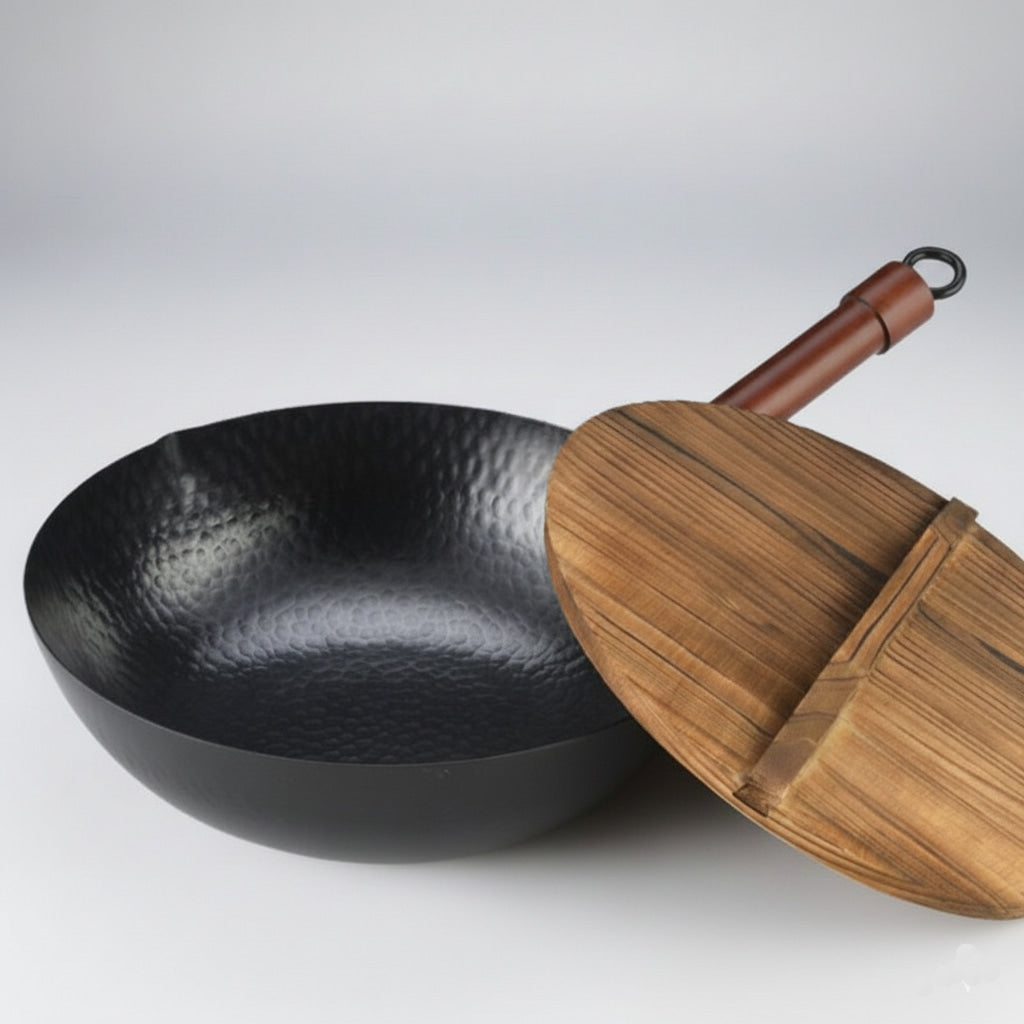 Iron Hand Forged Non Stick Uncoated Wok
