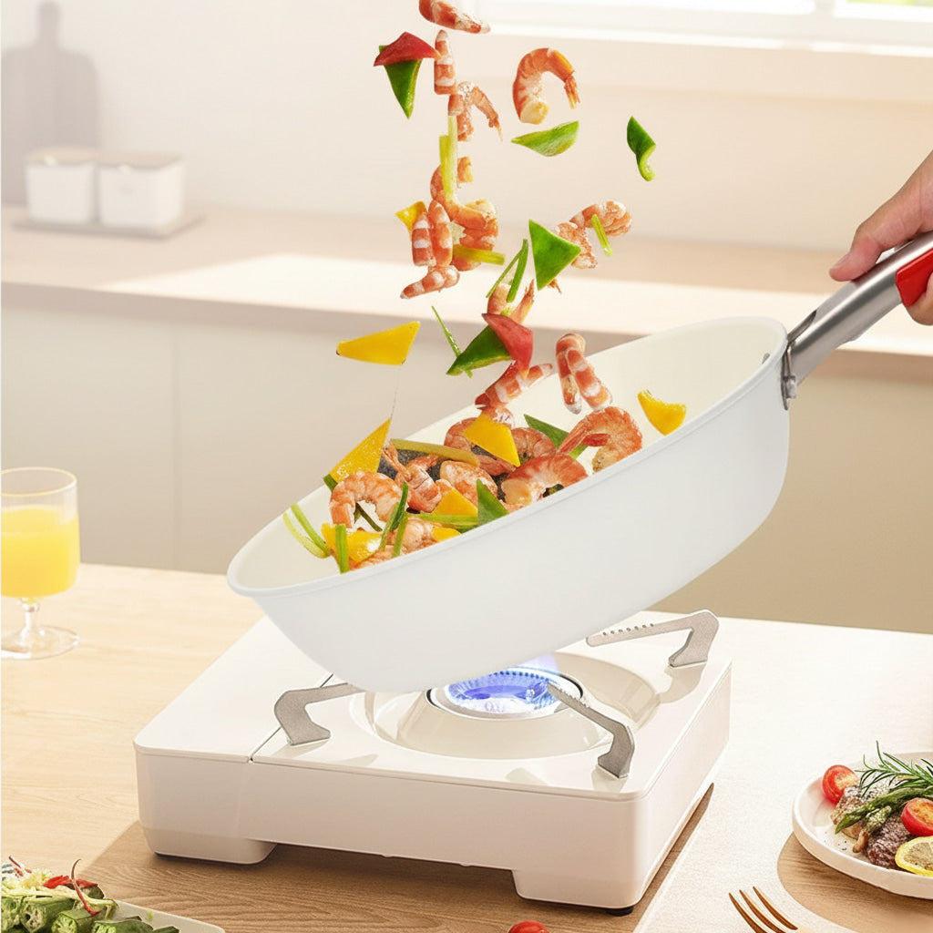 Modern Non Stick Glass Lid Frying Pan