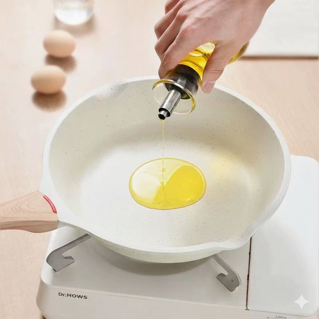 Stone Non Stick Cooking Frying Lid Pan