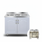 Simple Stainless Steel Wall Kitchen Cabinet