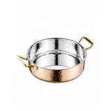 Thickened Stainless Steel Hammered Double Handle Pot