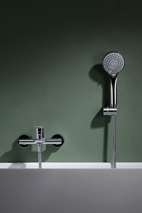 Ural Bathroom Shower Faucet in Chrome Finish, view 2