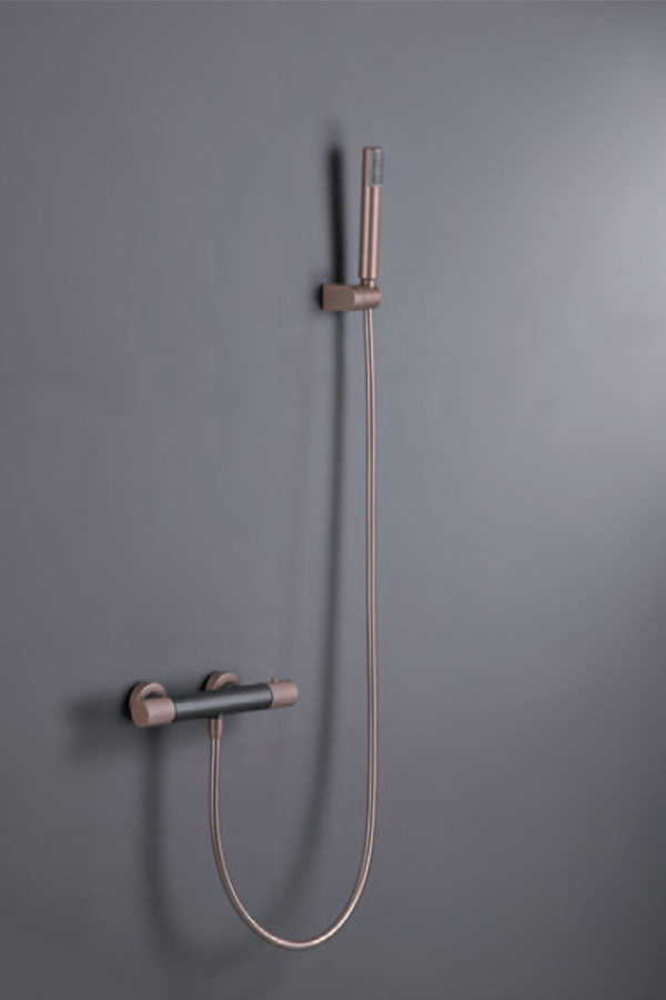 Champagne Gray Thermostatic Shower Faucet Set, view 3