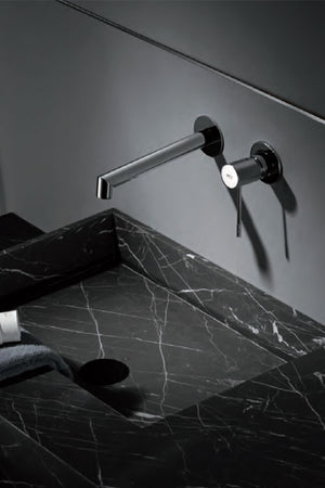 Chrome Single Lever Sink Faucet Built-in Design, mixer detail