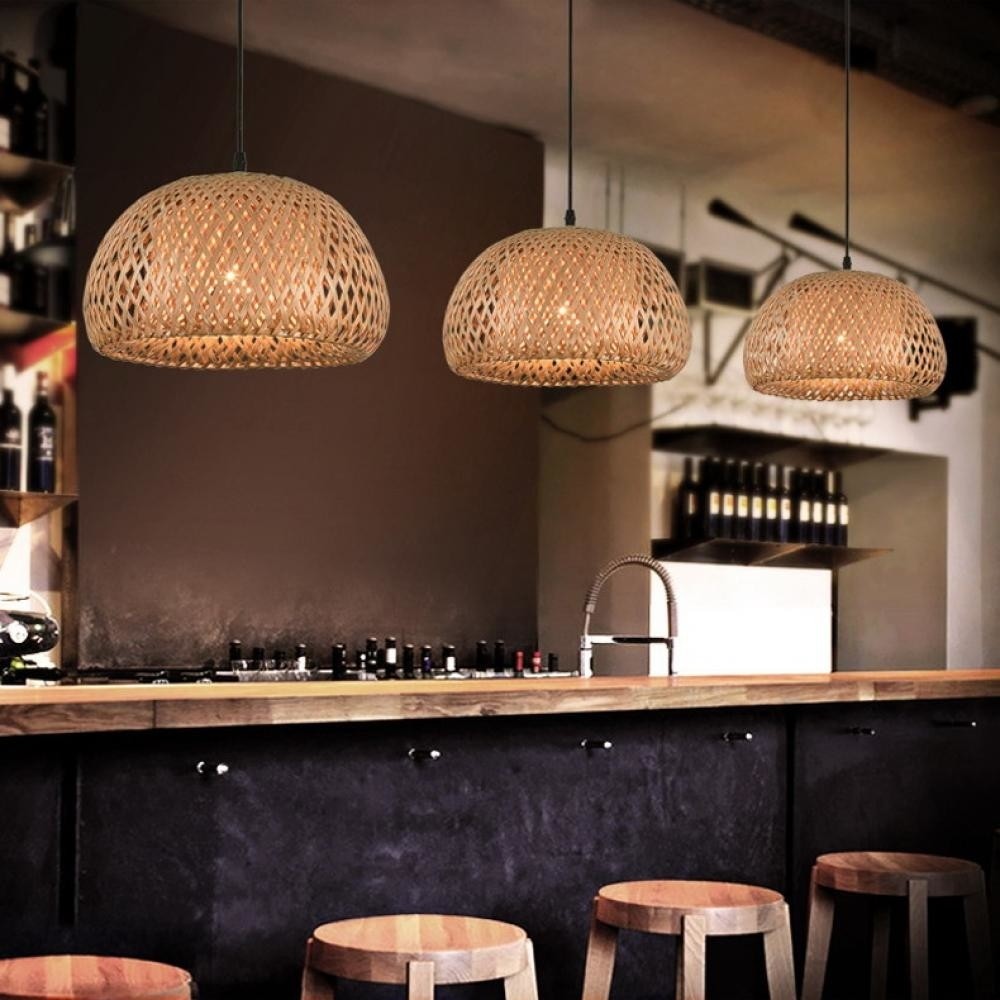 Antique Rattan Natural Weaving Pendant Lamp