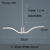 Nordic Seagull Led Birds Chandelier Ceiling Pendant Lamp