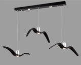 Nordic Seagull Led Birds Chandelier Ceiling Pendant Lamp