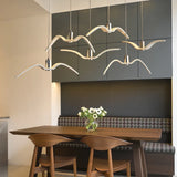 Nordic Seagull Led Birds Chandelier Ceiling Pendant Lamp