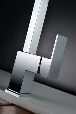 Capri Chrome Kitchen Faucet with Osmosis System, view 4
