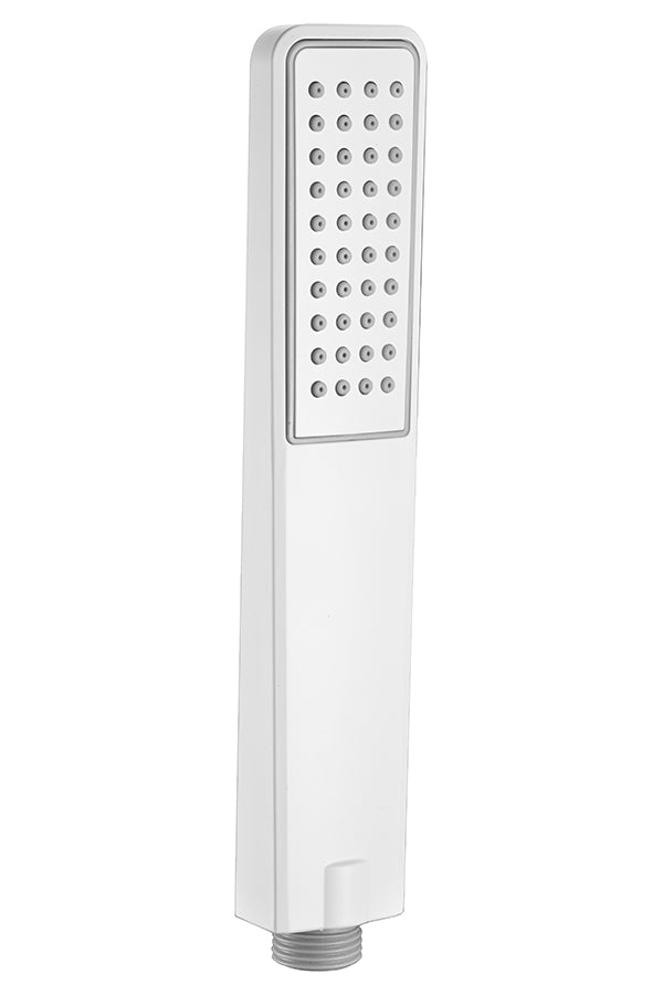 Matte White Shower Handle Henk Mangos Series, view 2