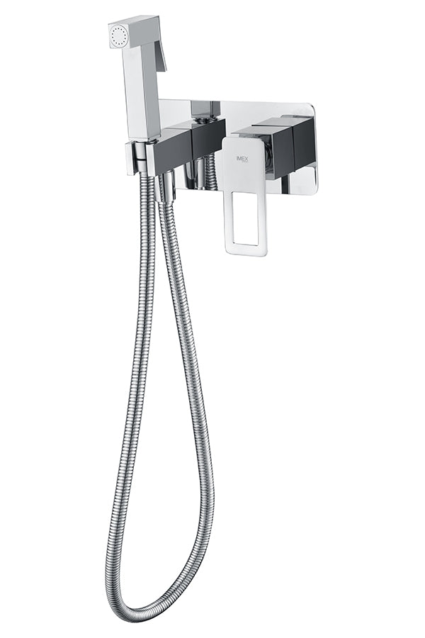 Chrome Bidet Mixer Single Handle Modern Bathroom Faucet, view 6