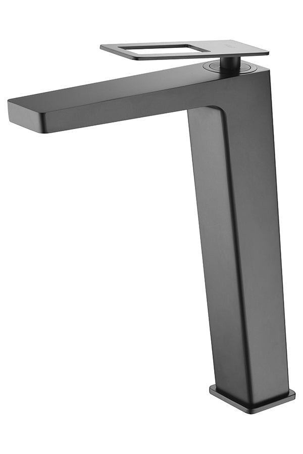 Valencia Tall Sink Mixer Matte Black Sweden Series, view 2