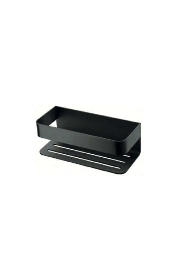 Matte Black Soap Dish Wall Mount Modern Bathroom, view 2