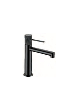 Black Gum Metal Single-Lever Basin Faucet Modern Design, view 2