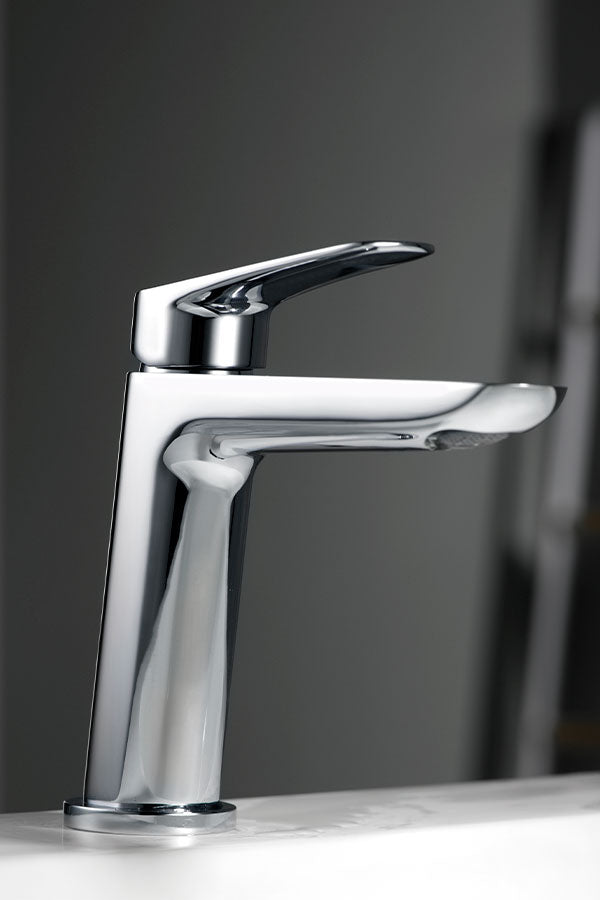 Chrome Single Lever Basin Mixer Faucet, view 3