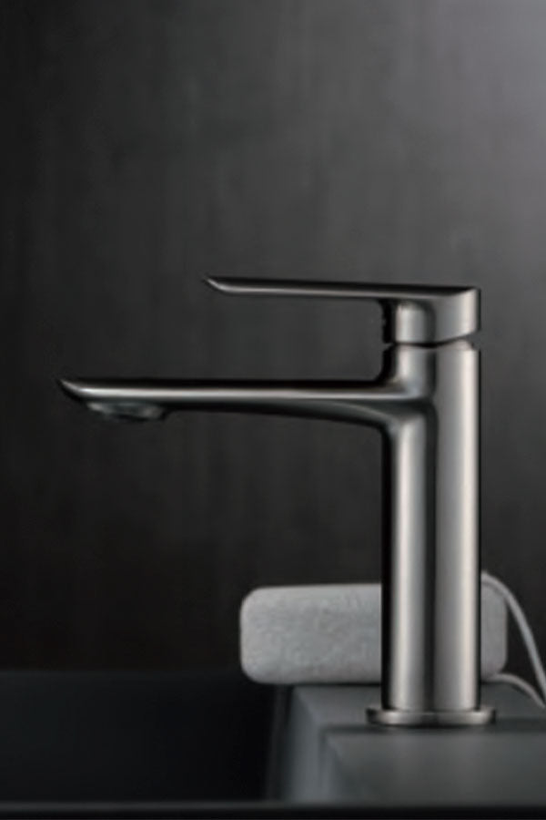 Ural Basin Mixer Brushed Nickel Ural Series, view 2