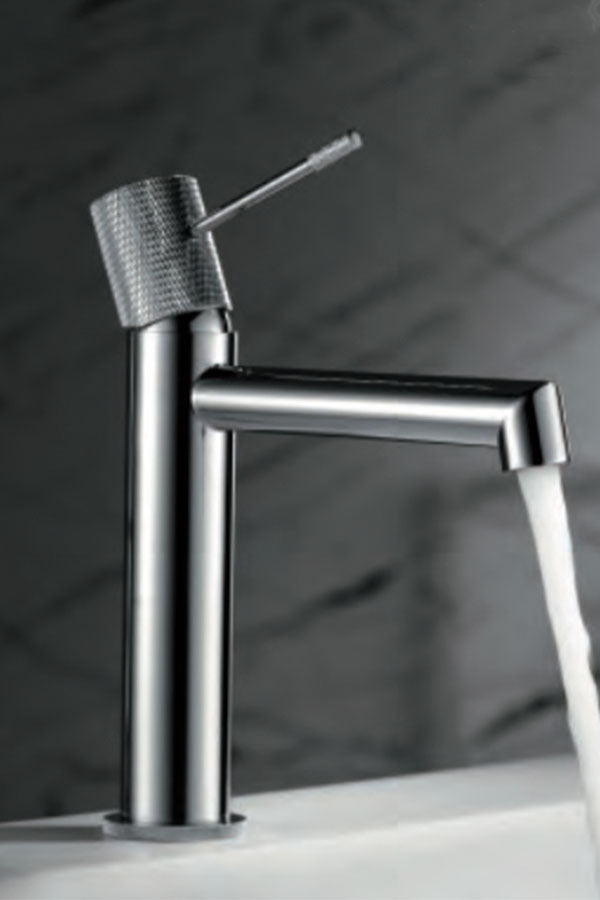 Chrome Single Lever Basin Faucet Modern Minimalist Design, view 3