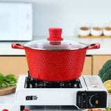 10 Piece Stone Aluminum Cast Non Stick Cookware Set