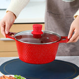 10 Piece Stone Aluminum Cast Non Stick Cookware Set