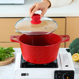 10 Piece Stone Aluminum Cast Non Stick Cookware Set