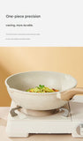 4 Piece Non Stick Cookware Frying Pan Soup Pot Set