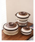 Old Fashioned Clay Temperature Resistant Casserole Pot