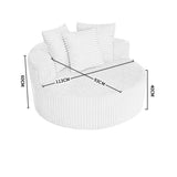 Modern Minimalist Round Single Seat Compressed Sofa