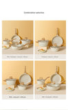 4 Piece Non Stick Cookware Frying Pan Soup Pot Set