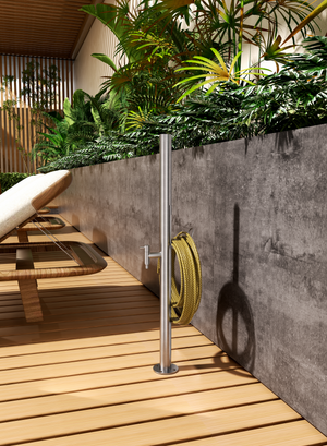 Denali Matte Black Garden Standpipe Tap in 316 Stainless Steel PJD001/ANG, view 2
