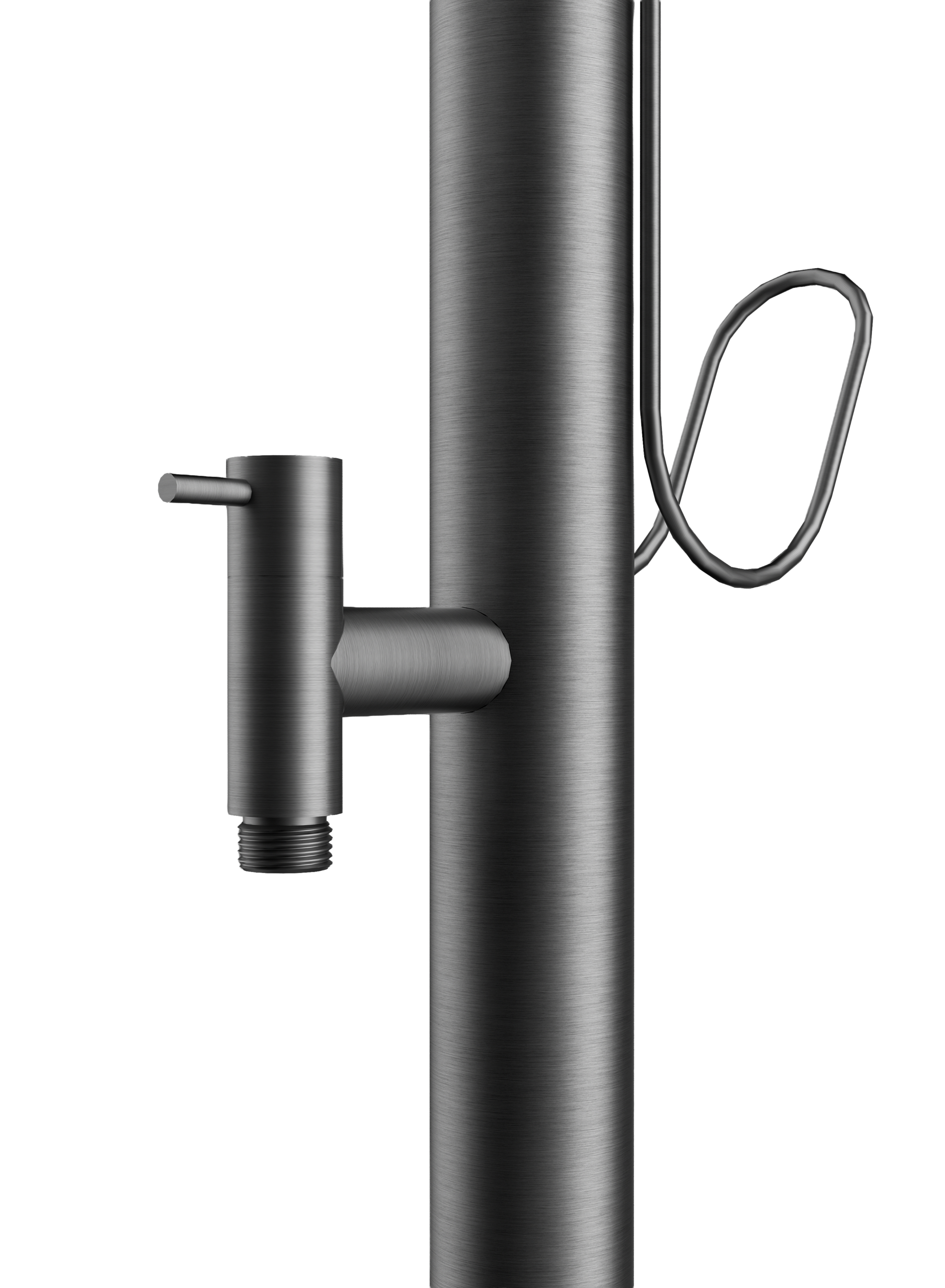 Denali Matte Black Garden Standpipe Tap in 316 Stainless Steel PJD001/AC, view 3