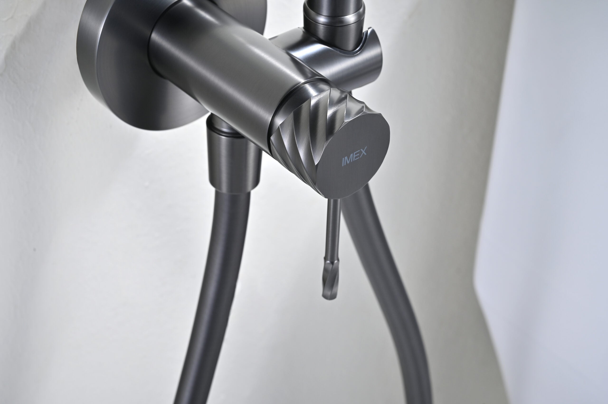 Bless Black Gun Metal Concealed Bidet Mixer, view 2