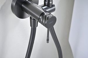 Bless Black Gun Metal Concealed Bidet Mixer, view 2