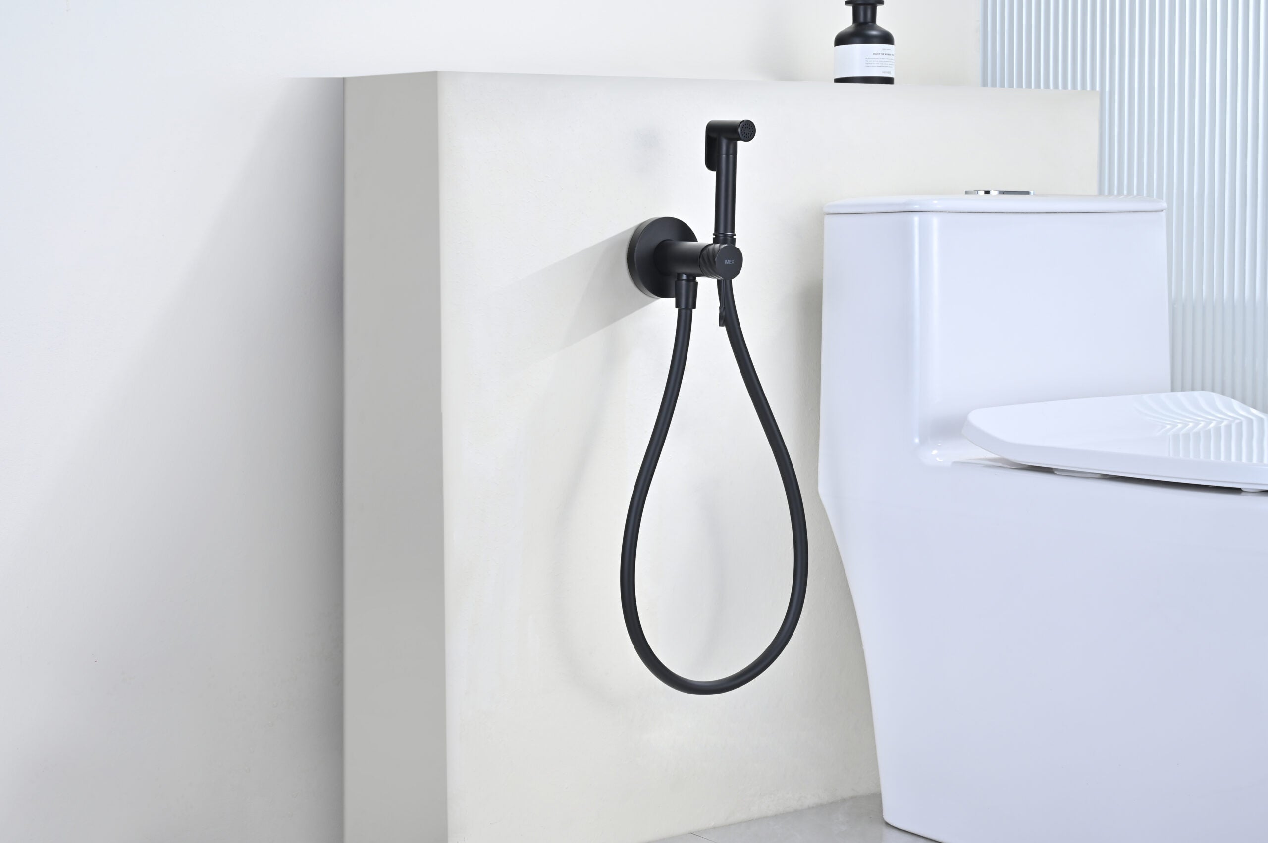 Bless Matte Black Concealed Bidet Mixer, view 5