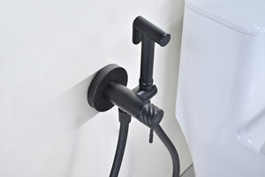 Bless Matte Black Concealed Bidet Mixer, view 4