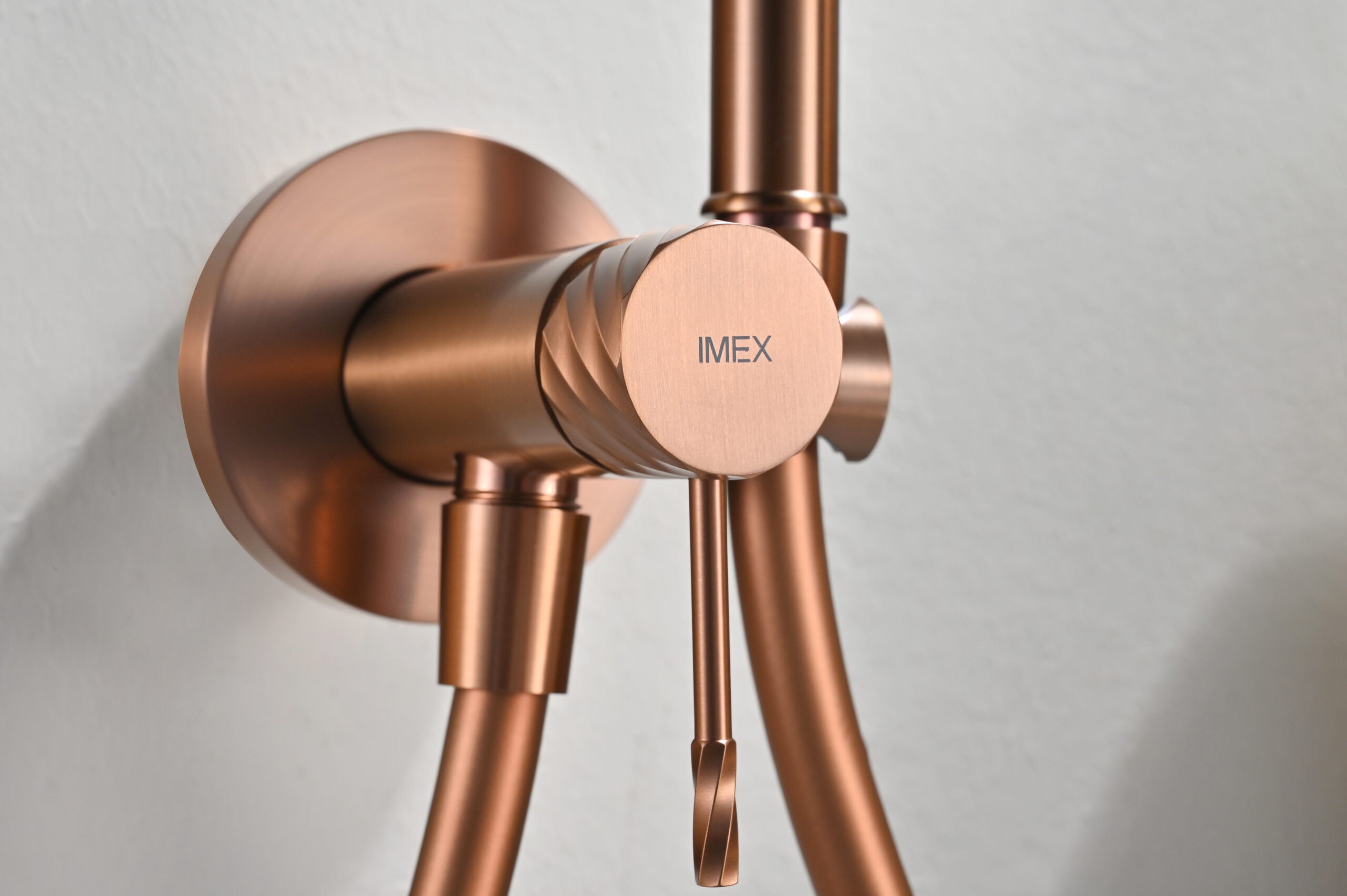 Bless Brushed Rose Gold Concealed Bidet Mixer, view 3