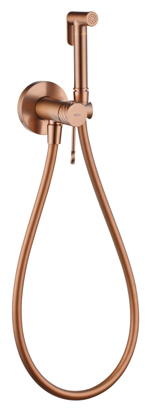 Bless Brushed Rose Gold Concealed Bidet Mixer, main product view