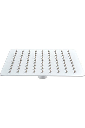 Square Matte White Shower Head 20x20 cm Modern Design, view 2