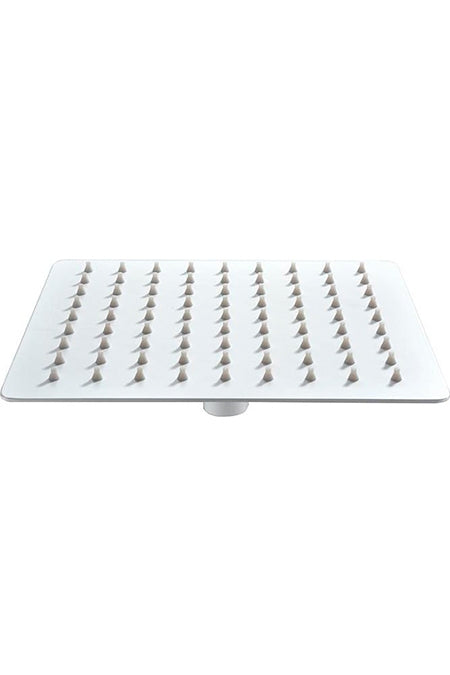 Square Matte White Shower Head 25x25 cm Modern Design, view 2