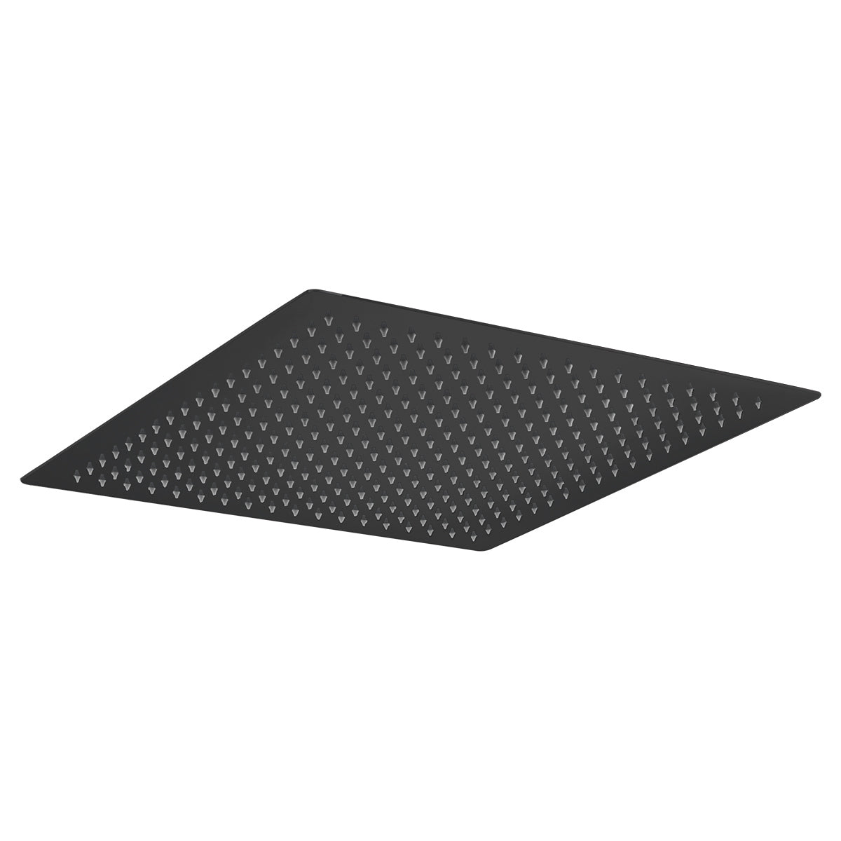 Matte Black Square Shower Head 40x40 cm Modern Design, view 2