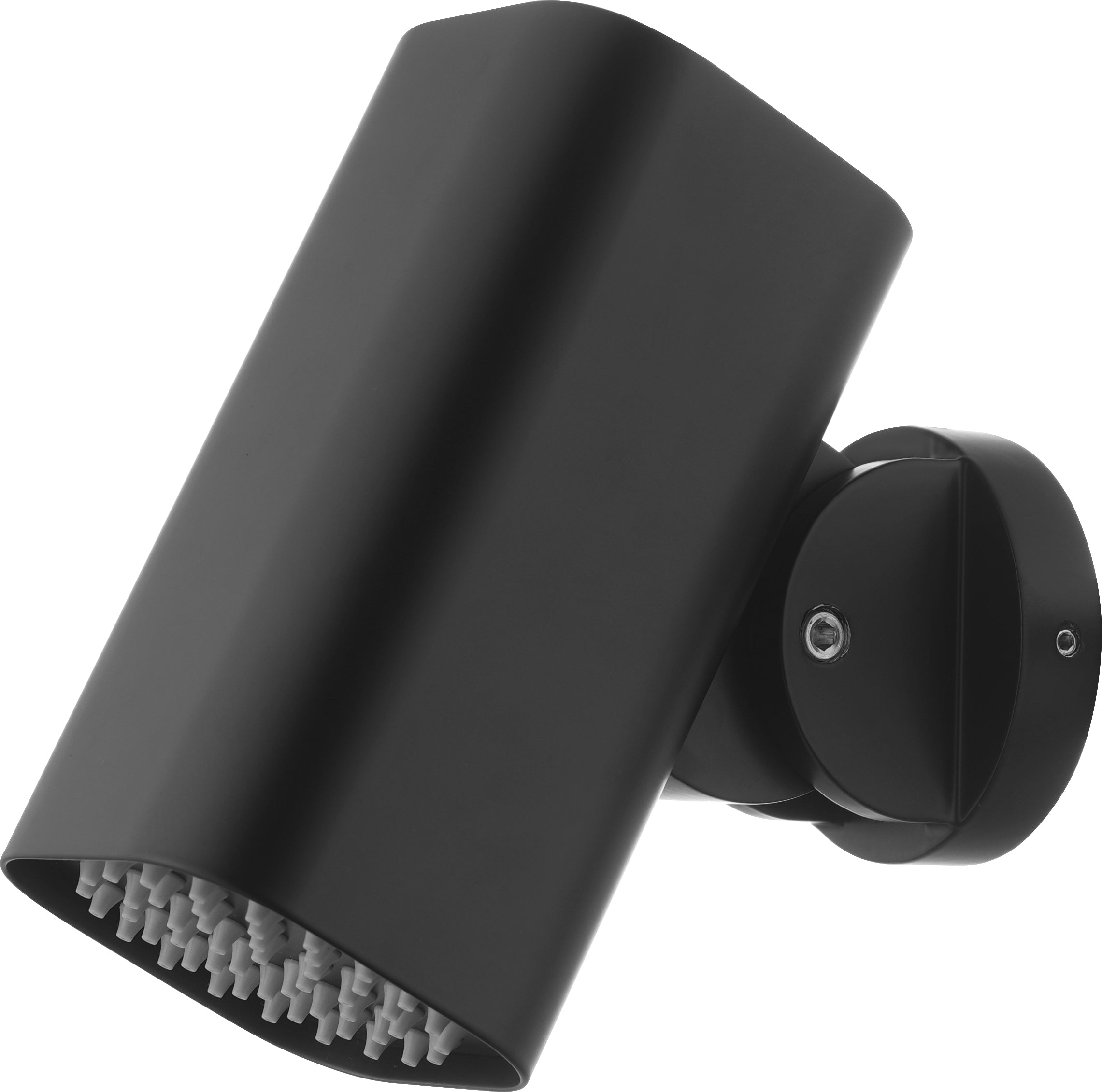 Tube Matte Black Square Rain Head, main product view