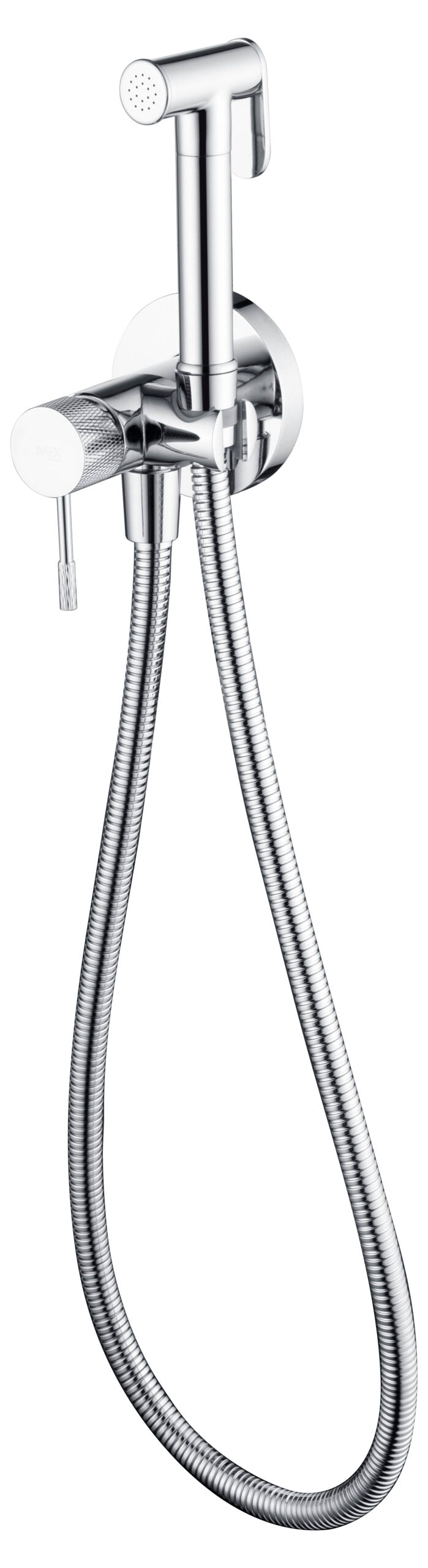 Chrome Built-in Bidet Faucet Modern Minimalist Design, view 6