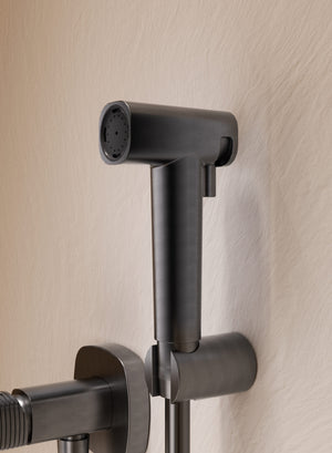 Firenze Brushed Nickel Concealed Bidet Mixer, view 2